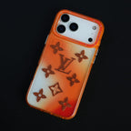 iPhone 17 Series Luxury Monogram Glitter Transparent Protective Case