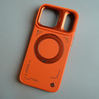 iPhone 17 Series Matrix Leather Pattern Case | Premium Luxury Back Cover with Ring Stand