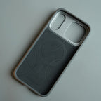 iPhone 17 Series Matrix Leather Pattern Case | Premium Luxury Back Cover with Ring Stand