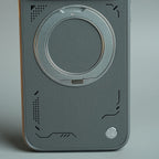 iPhone 17 Series Matrix Leather Pattern Case | Premium Luxury Back Cover with Ring Stand