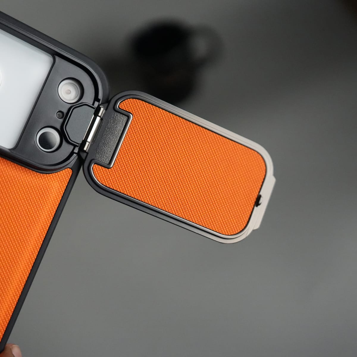 iPhone 17 Series Metal Camera Cap Stand Case Cover