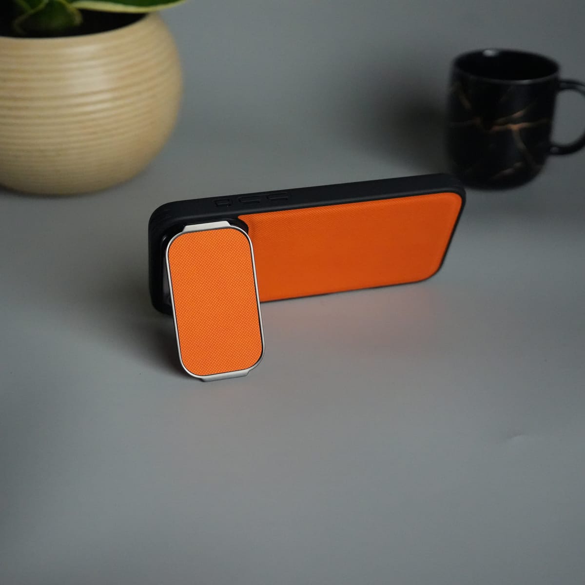 iPhone 17 Series Metal Camera Cap Stand Case Cover