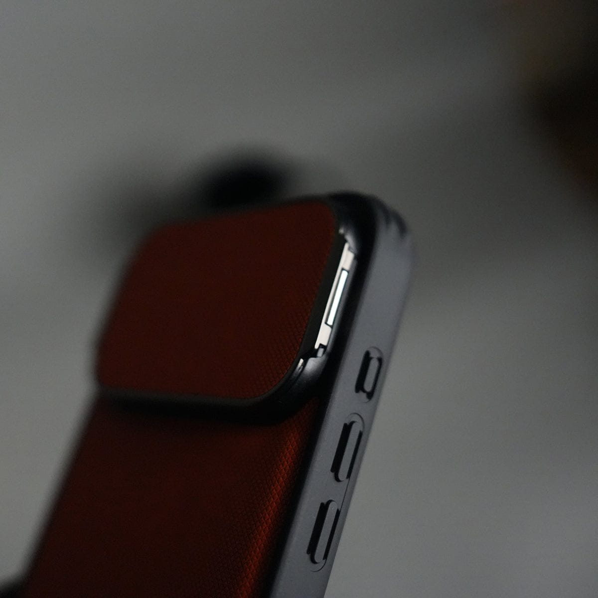 iPhone 17 Series Metal Camera Cap Stand Case Cover | ORANGE