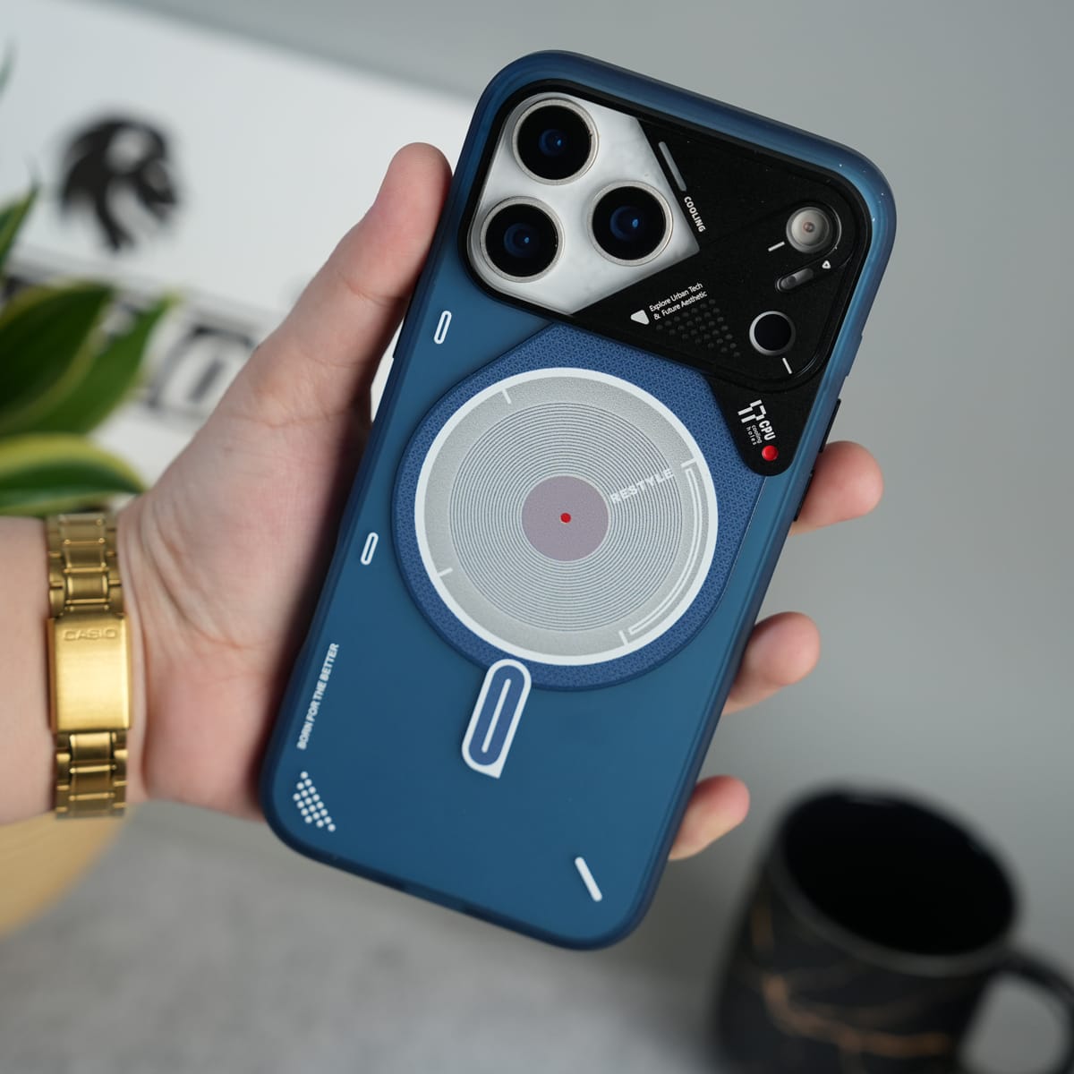 iPhone 17 Series Modern Cyber Protective Cover