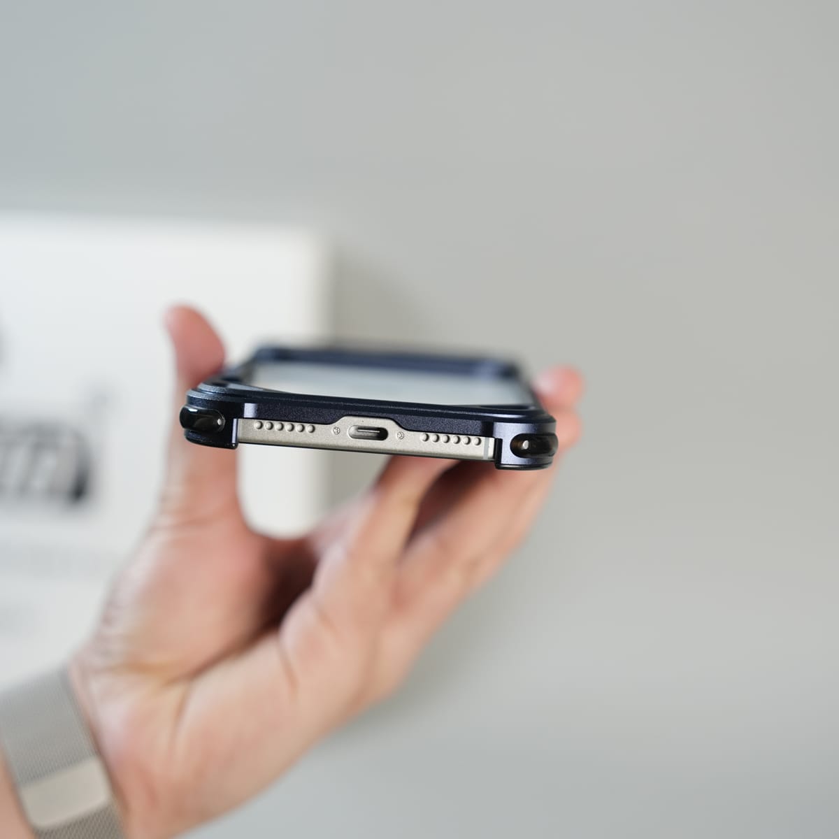 iPhone 17 Series Premium Aluminum Alloy Metal Frame Case