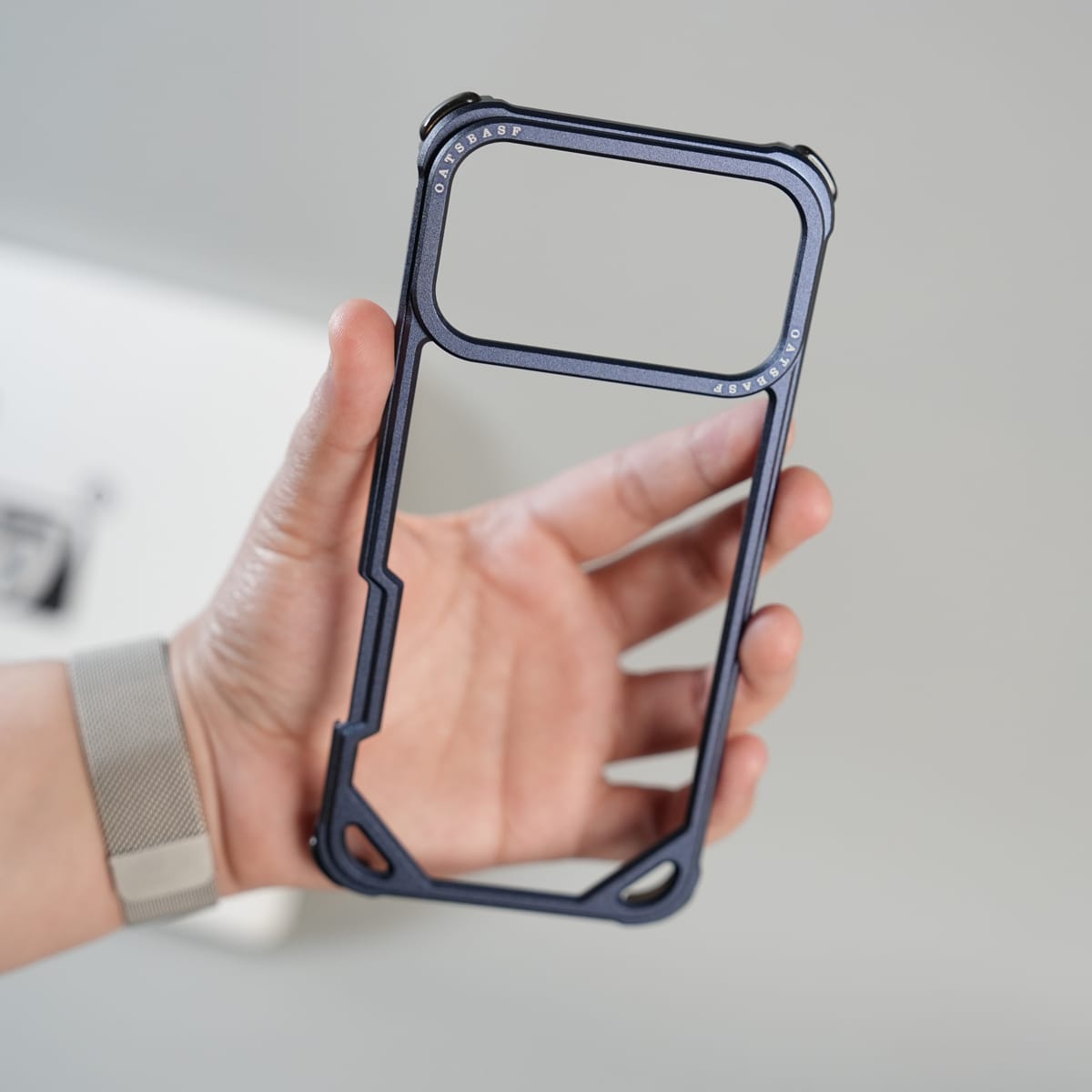 iPhone 17 Series Premium Aluminum Alloy Metal Frame Case