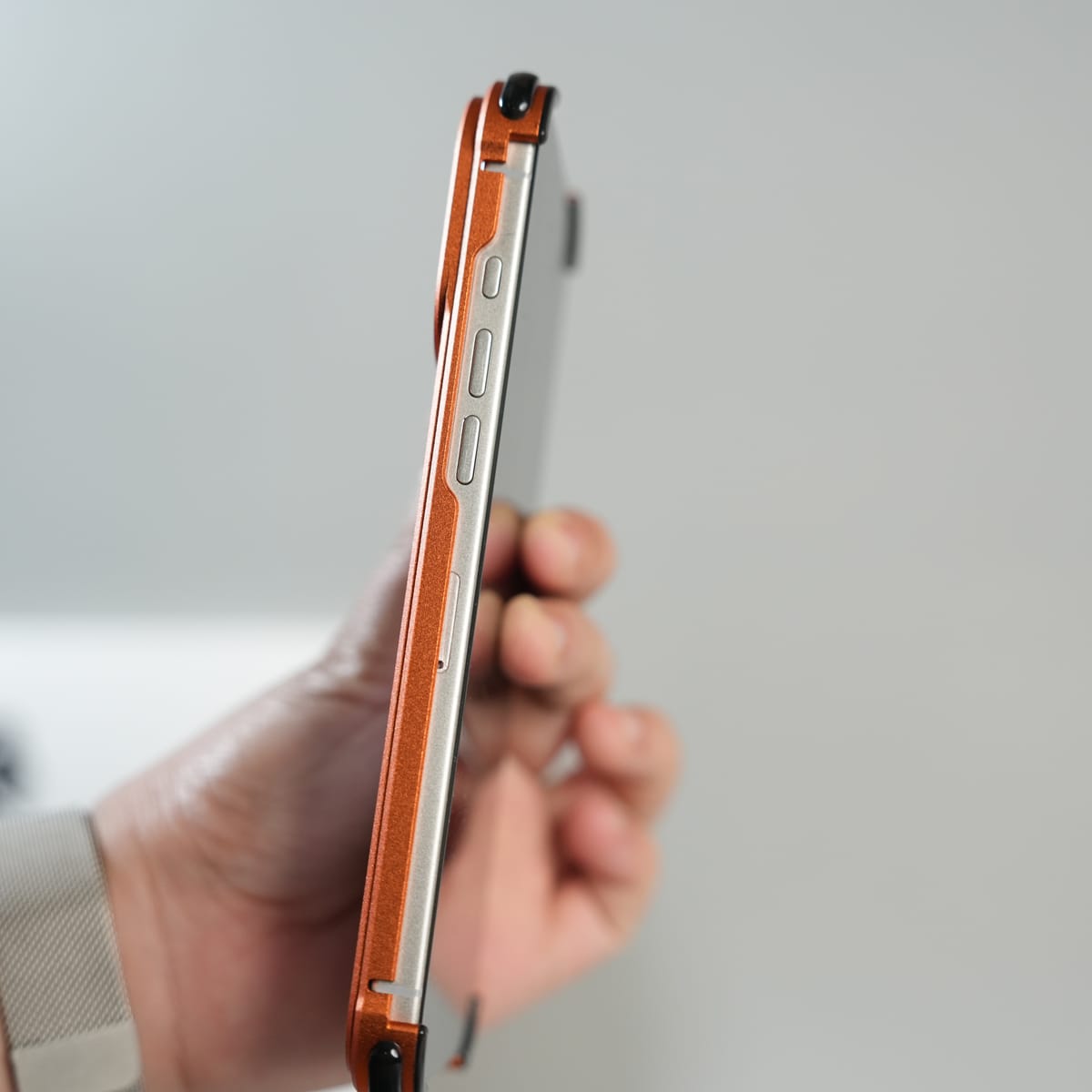 iPhone 17 Series Premium Aluminum Alloy Metal Frame Case