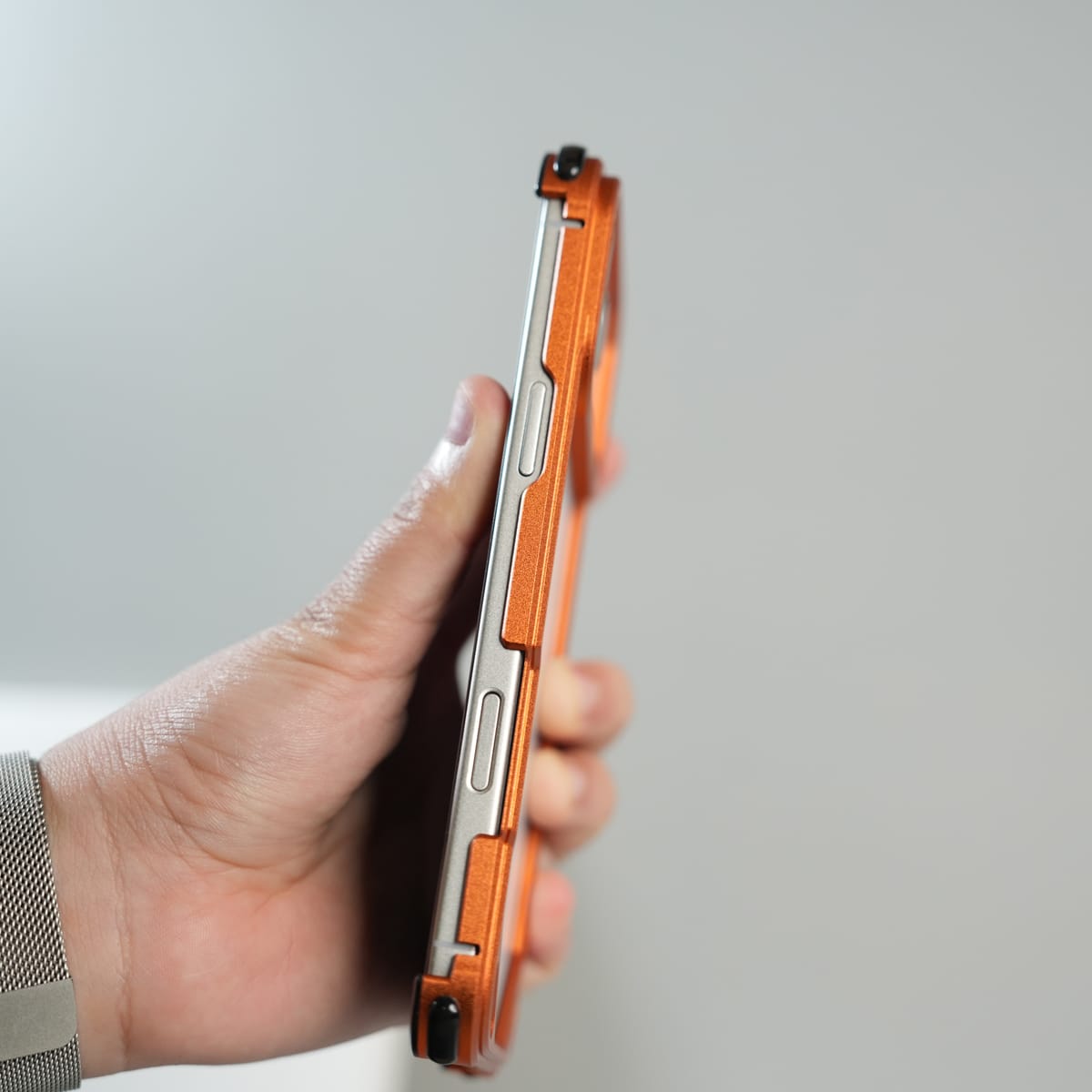 iPhone 17 Series Premium Aluminum Alloy Metal Frame Case