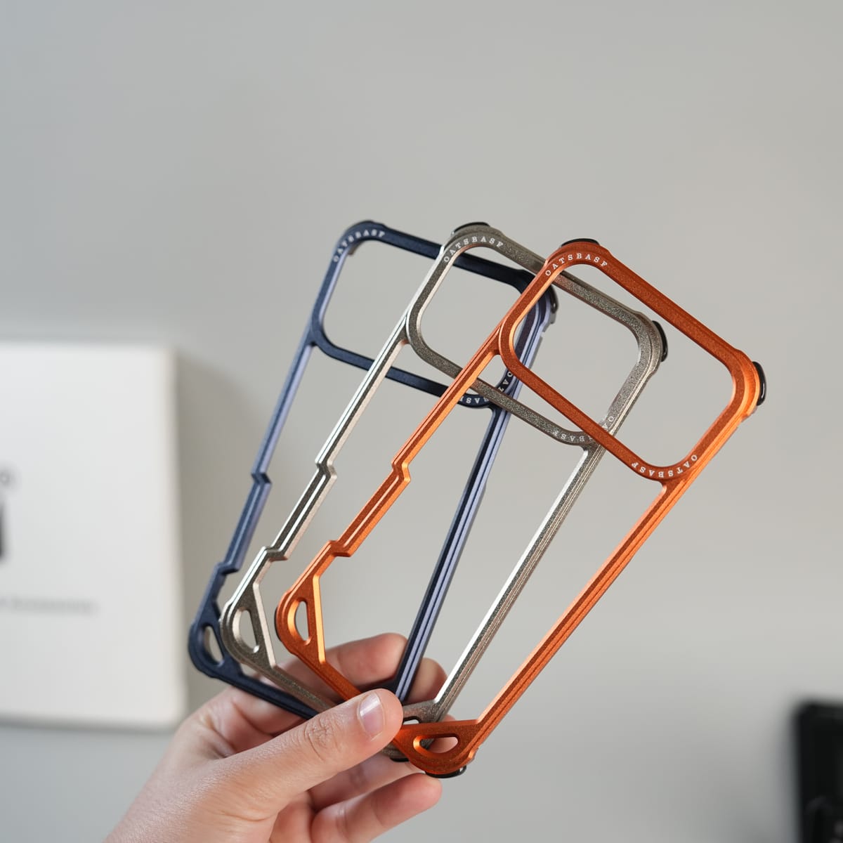 iPhone 17 Series Premium Aluminum Alloy Metal Frame Case