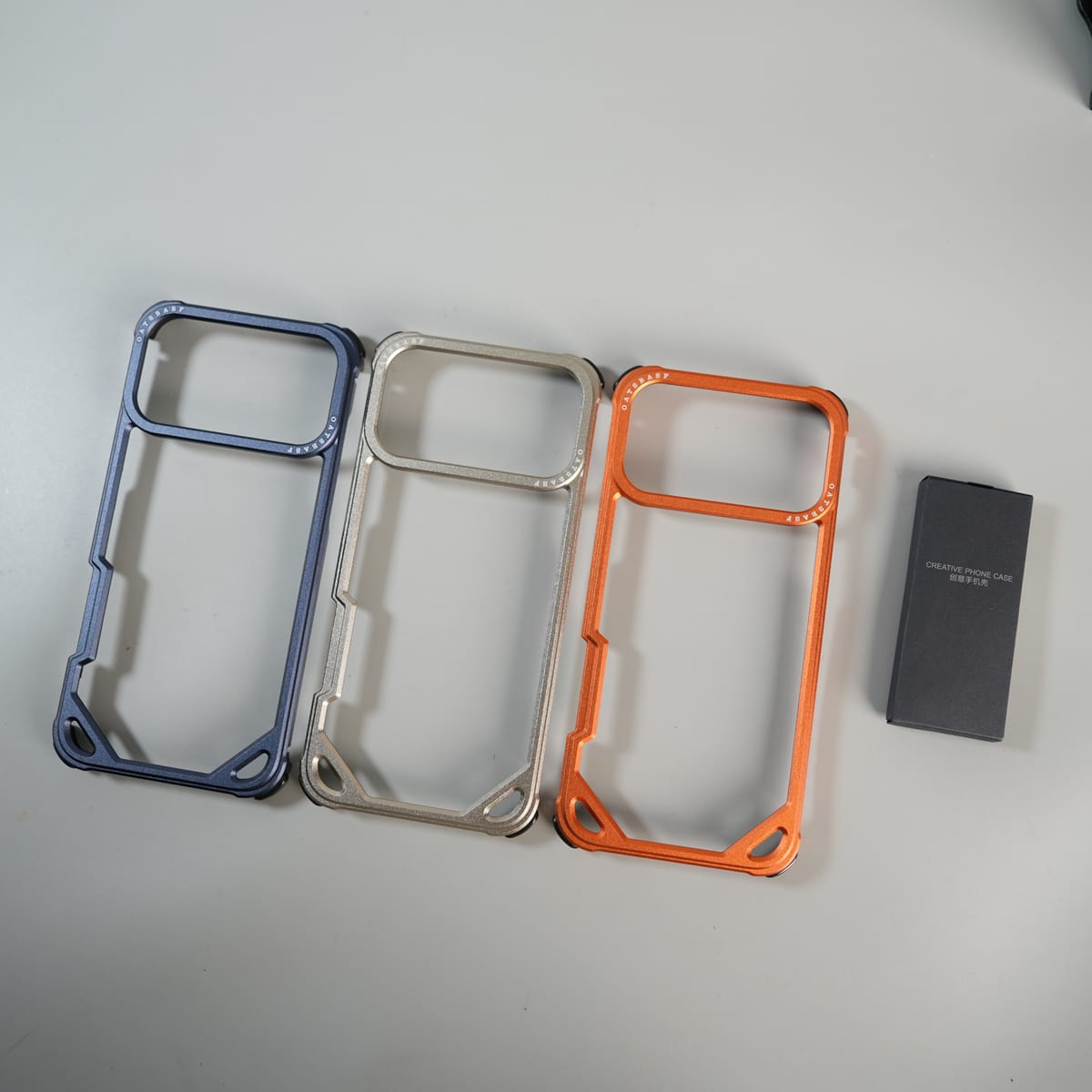 iPhone 17 Series Premium Aluminum Alloy Metal Frame Case
