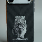 iPhone 17 Series Premium Aramid Fiber Tiger Magnetic Case