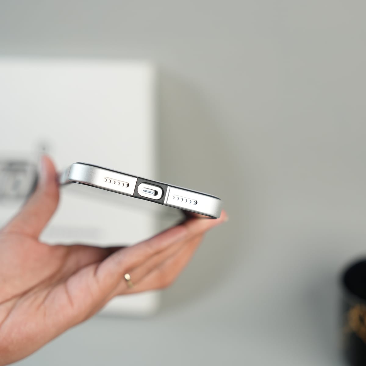 iPhone 17 Series Premium Glass Back MagSafe Case with Aluminium Side Bumper