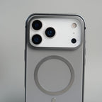 iPhone 17 Series Premium Glass Back MagSafe Case with Aluminium Side Bumper