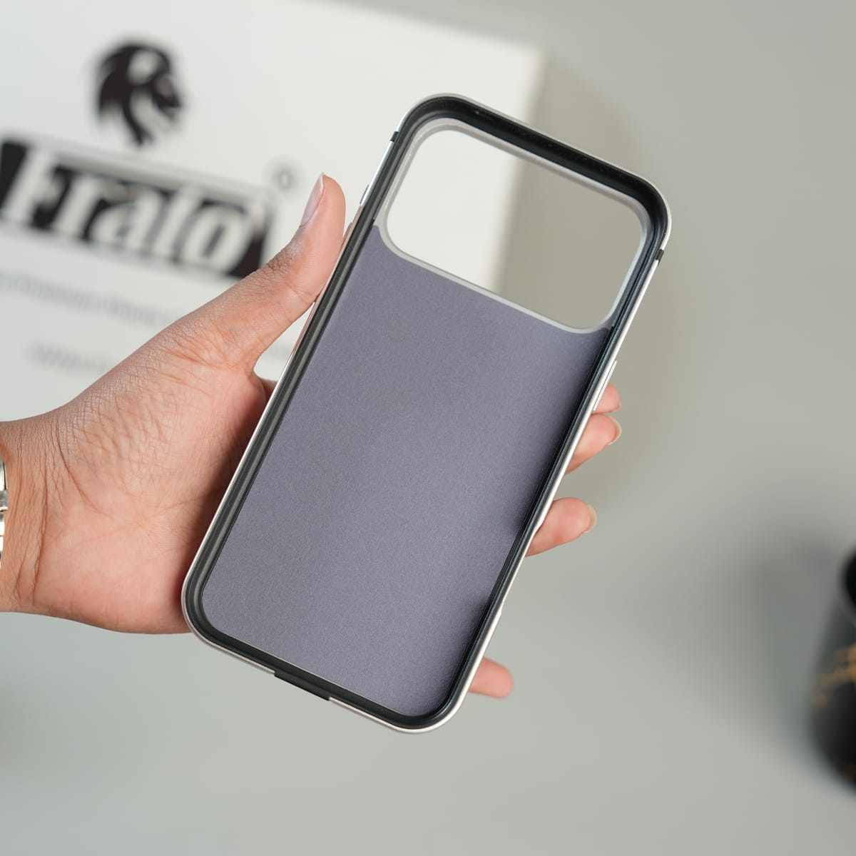 iPhone 17 Series Premium Glass Back MagSafe Case with Aluminium Side Bumper