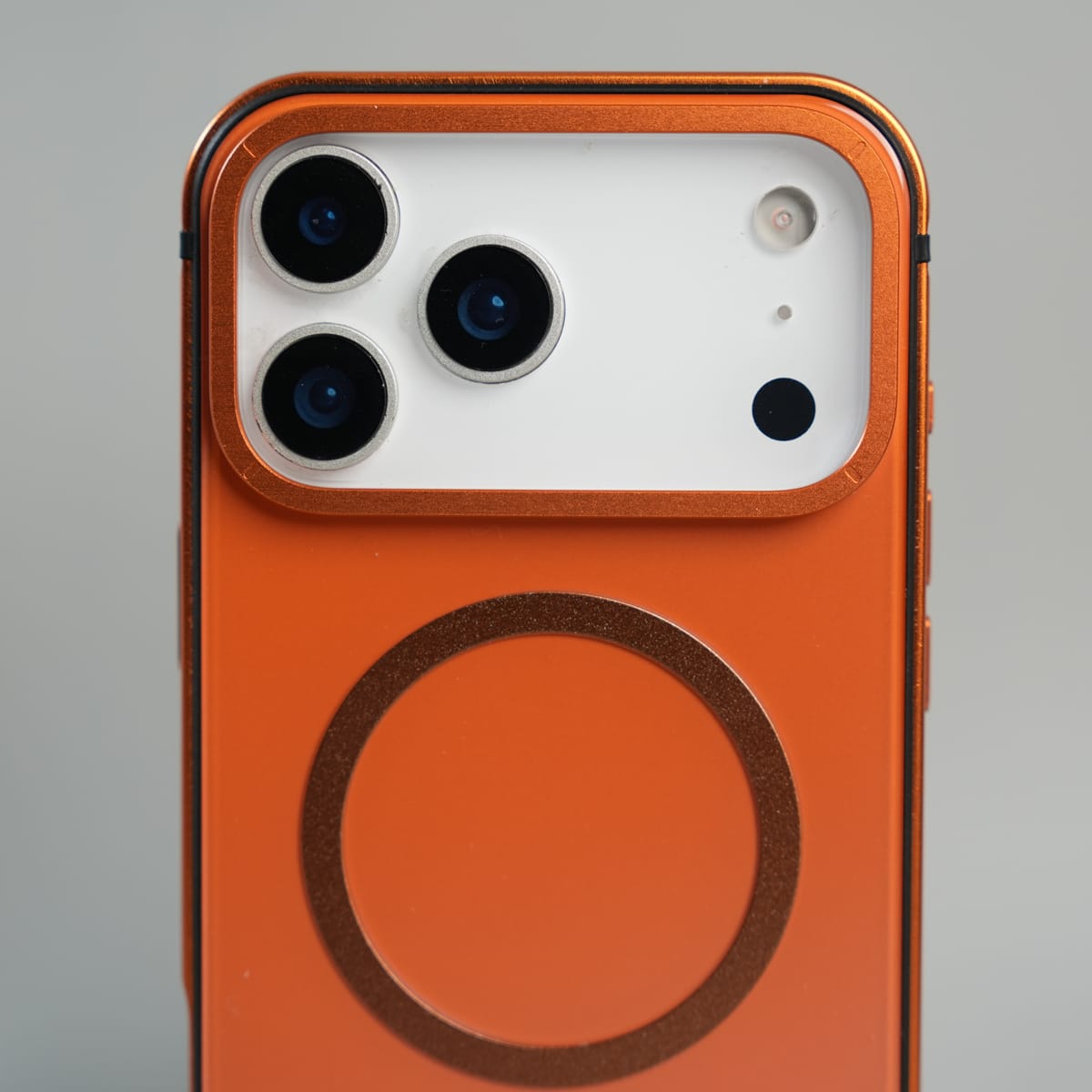 iPhone 17 Series Premium Glass Back MagSafe Case with Aluminium Side Bumper