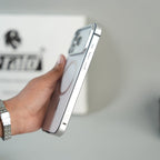 iPhone 17 Series Premium Glass Back MagSafe Case with Aluminium Side Bumper