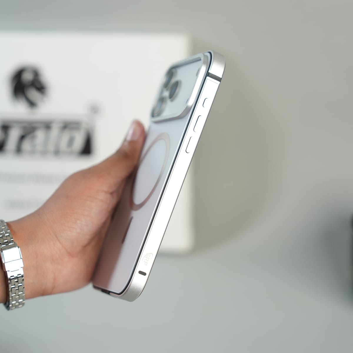 iPhone 17 Series Premium Glass Back MagSafe Case with Aluminium Side Bumper