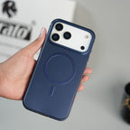 iPhone 17 Series Premium Glass Back MagSafe Case with Aluminium Side Bumper
