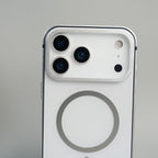 iPhone 17 Series Premium Glass Back MagSafe Case with Aluminium Side Bumper