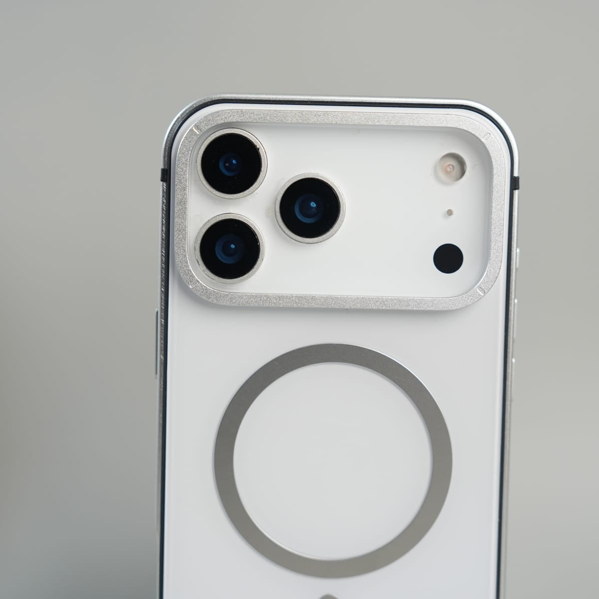 iPhone 17 Series Premium Glass Back MagSafe Case with Aluminium Side Bumper