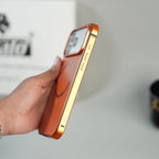 iPhone 17 Series Premium Glass Back MagSafe Case with Aluminium Side Bumper
