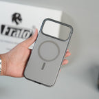 iPhone 17 Series Premium Glass Back MagSafe Case with Aluminium Side Bumper