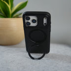 iPhone 17 Series Premium Leather MagSafe Case with Kickstand & Camera Protection | Luxury Slim Cover