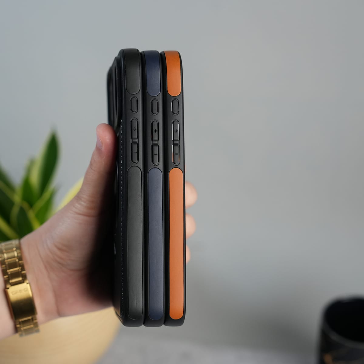 iPhone 17 Series Premium Leather MagSafe Case with Kickstand & Camera Protection | Luxury Slim Cover