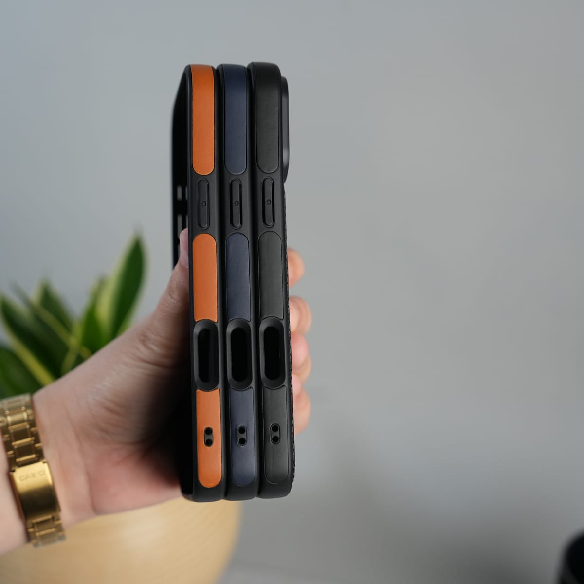 iPhone 17 Series Premium Leather MagSafe Case with Kickstand & Camera Protection | Luxury Slim Cover