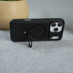 iPhone 17 Series Premium Leather MagSafe Case with Kickstand & Camera Protection | Luxury Slim Cover