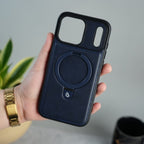 iPhone 17 Series Premium Leather MagSafe Case with Kickstand & Camera Protection | Luxury Slim Cover