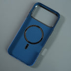 iPhone 17 Series Premium Pixel Gradient MagSafe Case with Metal Camera Frame