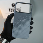 iPhone 17 Series Premium Pixel Gradient MagSafe Case with Metal Camera Frame
