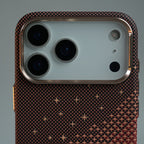 iPhone 17 Series Premium Pixel Gradient MagSafe Case with Metal Camera Frame
