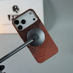 iPhone 17 Series Premium Pixel Gradient MagSafe Case with Metal Camera Frame