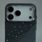 iPhone 17 Series Premium Pixel Gradient MagSafe Case with Metal Camera Frame