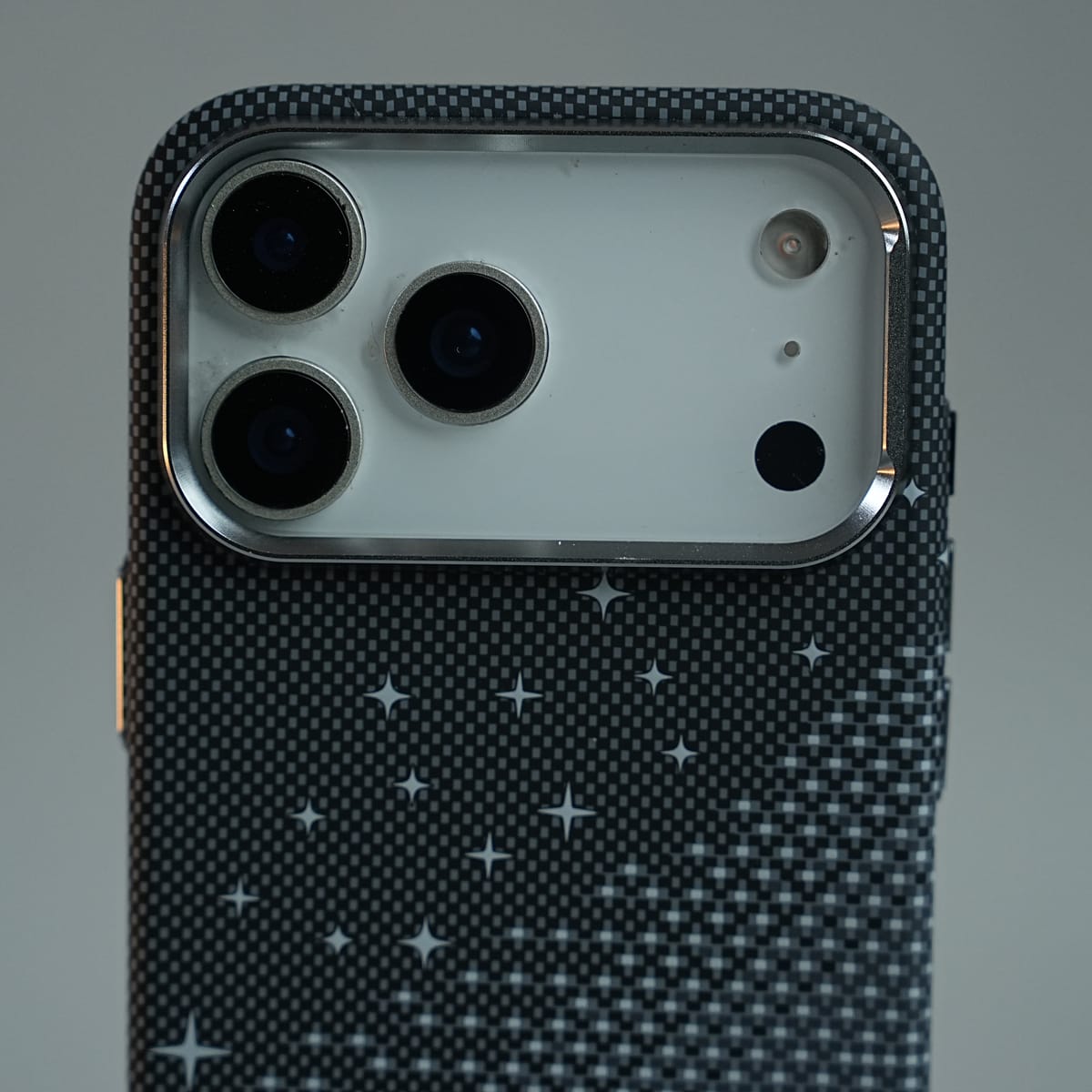 iPhone 17 Series Premium Pixel Gradient MagSafe Case with Metal Camera Frame
