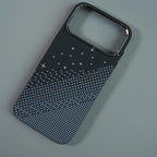 iPhone 17 Series Premium Pixel Gradient MagSafe Case with Metal Camera Frame