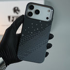 iPhone 17 Series Premium Pixel Gradient MagSafe Case with Metal Camera Frame