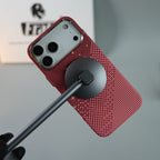 iPhone 17 Series Premium Pixel Gradient MagSafe Case with Metal Camera Frame