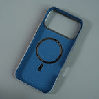iPhone 17 Series Premium Pixel Gradient MagSafe Case with Metal Camera Frame
