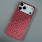 iPhone 17 Series Premium Pixel Gradient MagSafe Case with Metal Camera Frame