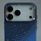 iPhone 17 Series Premium Pixel Gradient MagSafe Case with Metal Camera Frame