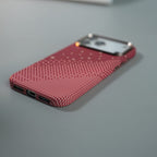 iPhone 17 Series Premium Pixel Gradient MagSafe Case with Metal Camera Frame