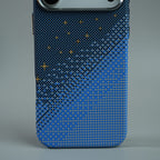 iPhone 17 Series Premium Pixel Gradient MagSafe Case with Metal Camera Frame
