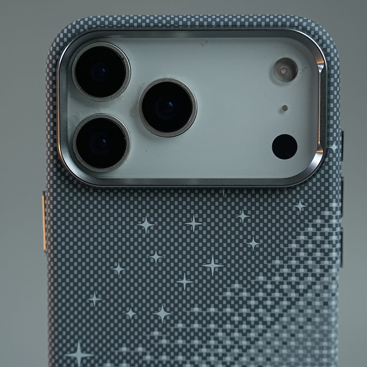 iPhone 17 Series Premium Pixel Gradient MagSafe Case with Metal Camera Frame