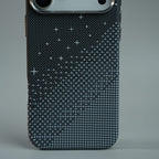 iPhone 17 Series Premium Pixel Gradient MagSafe Case with Metal Camera Frame