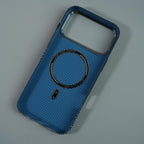 iPhone 17 Series Premium Pixel Gradient MagSafe Case with Metal Camera Frame