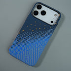 iPhone 17 Series Premium Pixel Gradient MagSafe Case with Metal Camera Frame