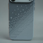 iPhone 17 Series Premium Pixel Gradient MagSafe Case with Metal Camera Frame